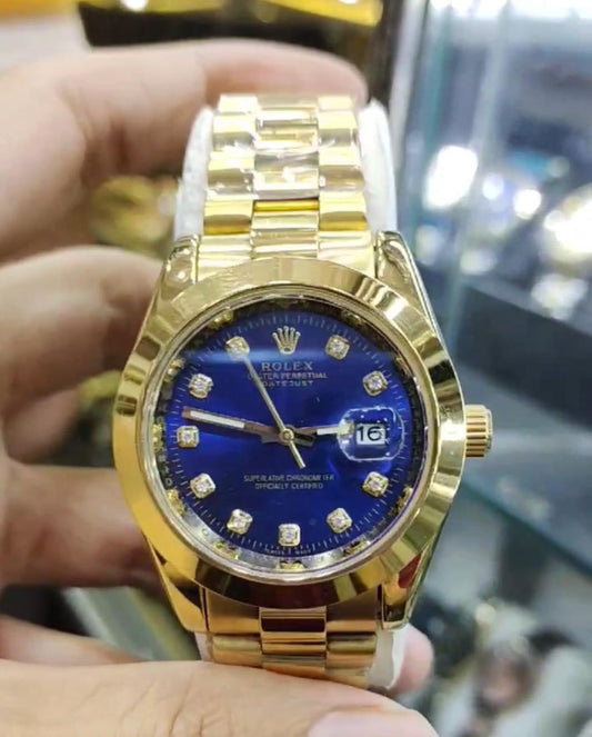 Dial RLX Day & Date – Stainless Steel – Gold N2
