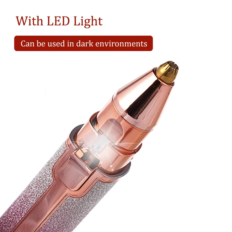 2 IN 1 Rechargeable Epilator Electric Eyebrow Trimmer