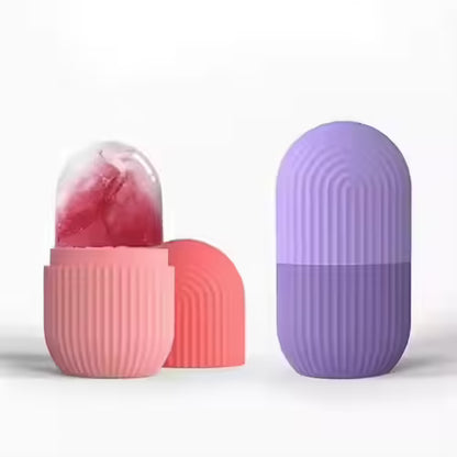 Silicone Ice Roller for Face & Eyes – Reusable Cooling Mold for Puffiness & Glow Therapy