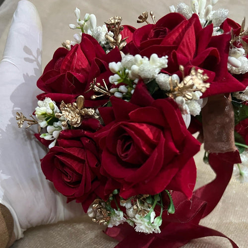 ARTIFICIAL ROSE GAJRA PAIR -