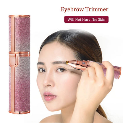 2 IN 1 Rechargeable Epilator Electric Eyebrow Trimmer