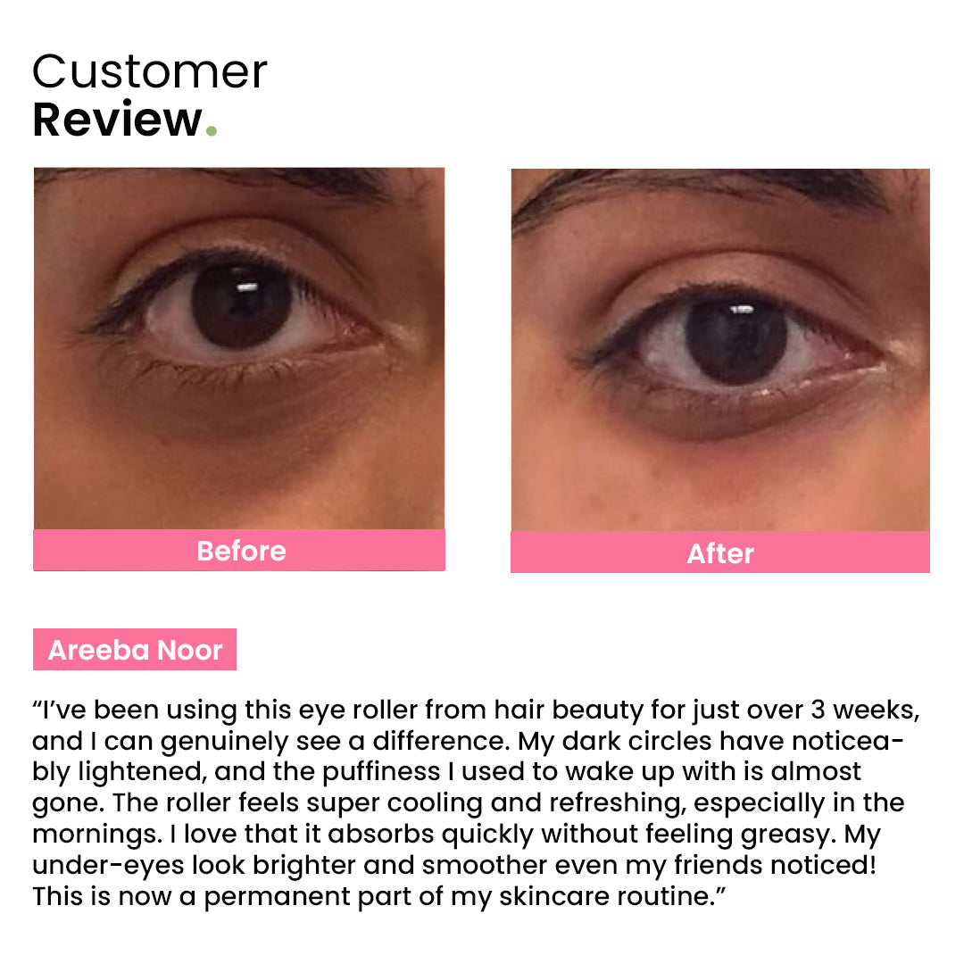 Eye Roller | Eliminates Dark Circles & Puffy Eyes Fade Dark Circles | Depuff | Smooth